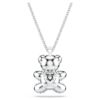 Teddybeer-hanger, blauw, gerhodineerd Teddybeer-hanger, blauw, gerhodineerd