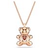 Teddybeer-hanger, roze, roségoudkleurig verguld Teddybeer-hanger, roze, roségoudkleurig verguld