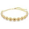 Una Angelic Choker, ronde slijpvorm, karamelkleurig, verguld in goudtint Una Angelic Choker, ronde slijpvorm, karamelkleurig, verguld in goudtint