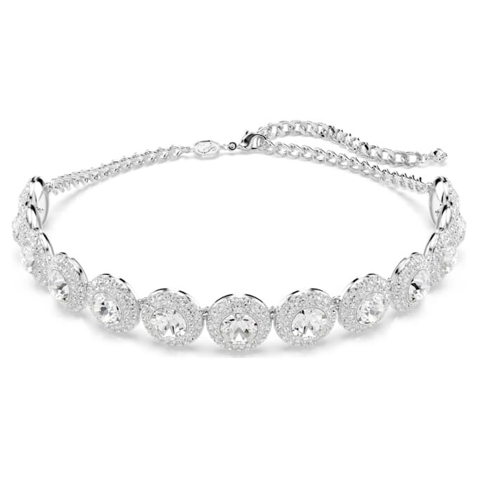 Una Angelic Choker Wit, gerhodineerd Una Angelic Choker Wit, gerhodineerd