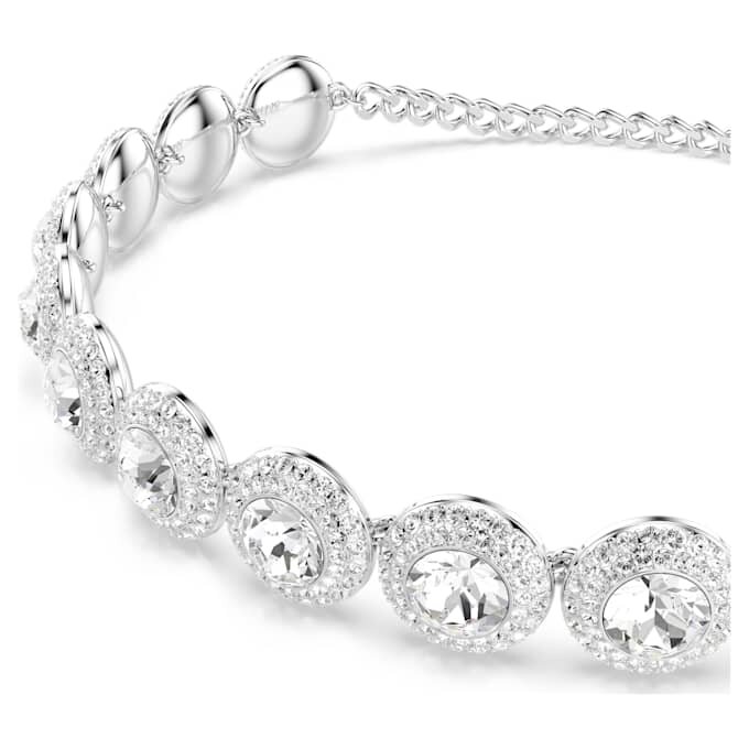 Una Angelic Choker Wit, gerhodineerd Una Angelic Choker Wit, gerhodineerd