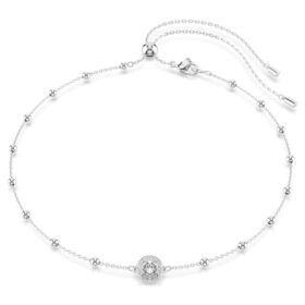 Una Angelic hanger met ronde slijpvorm, dubbelzijdige motieven, wit, gerhodineerd Una Angelic hanger met ronde slijpvorm, dubbelzijdige motieven, wit, gerhodineerd
