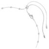Una Angelic hanger met ronde slijpvorm, dubbelzijdige motieven, wit, gerhodineerd