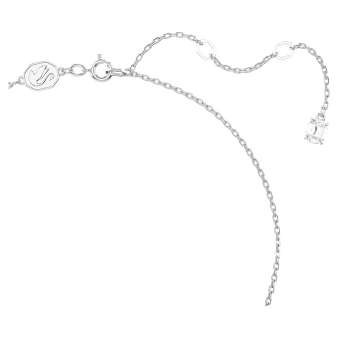 Una Angelic hanger, ronde slijpvorm, pavé, wit, gerhodineerd Una Angelic hanger, ronde slijpvorm, pavé, wit, gerhodineerd