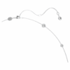 Una Angelic ketting met ronde motieven, wit, gerhodineerd Una Angelic ketting met ronde motieven, wit, gerhodineerd