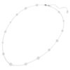 Una Angelic ketting met ronde motieven, wit, gerhodineerd Una Angelic ketting met ronde motieven, wit, gerhodineerd