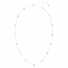 Una Angelic ketting met ronde motieven, wit, gerhodineerd Una Angelic ketting met ronde motieven, wit, gerhodineerd