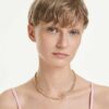 Una Angelic-ketting, ronde slijpvorm, karamel, verguld Una Angelic-ketting, ronde slijpvorm, karamel, verguld