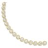 Una Angelic-ketting, ronde slijpvorm, wit, verguld Una Angelic-ketting, ronde slijpvorm, wit, verguld