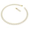 Una Angelic-ketting, ronde slijpvorm, wit, verguld Una Angelic-ketting, ronde slijpvorm, wit, verguld