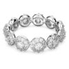 Una Angelic-ring, ronde slijpvorm, wit, gerhodineerd Una Angelic-ring, ronde slijpvorm, wit, gerhodineerd