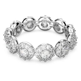 Una Angelic-ring, ronde slijpvorm, wit, gerhodineerd Una Angelic-ring, ronde slijpvorm, wit, gerhodineerd