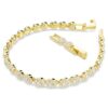 Una Angelic Set, ronde slijpvorm, wit, verguld