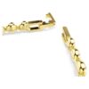 Una Angelic Set, ronde slijpvorm, wit, verguld