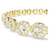 Una Angelic Set, ronde slijpvorm, wit, verguld