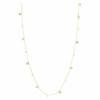 Una Angelic Strandage Crystal Pearl, ronde slijpvorm, wit, verguld Una Angelic Strandage Crystal Pearl, ronde slijpvorm, wit, verguld