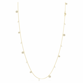 Una Angelic Strandage Crystal Pearl, ronde slijpvorm, wit, verguld Una Angelic Strandage Crystal Pearl, ronde slijpvorm, wit, verguld