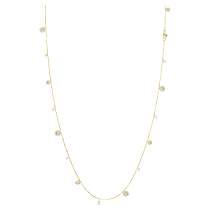 Una Angelic Strandage Crystal Pearl, ronde slijpvorm, wit, verguld Una Angelic Strandage Crystal Pearl, ronde slijpvorm, wit, verguld