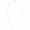 Una Angelic Strandage Crystal Pearl, ronde slijpvorm, wit, verguld Una Angelic Strandage Crystal Pearl, ronde slijpvorm, wit, verguld