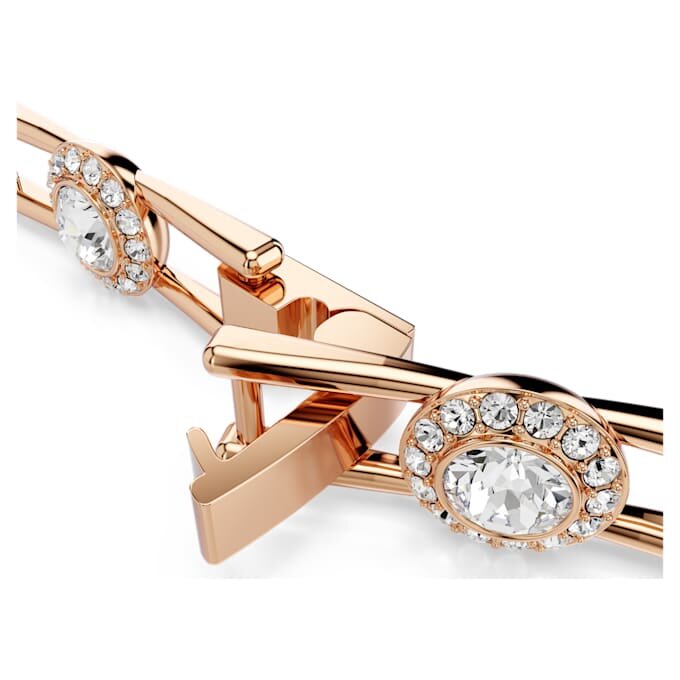 Una Angelic verlengstuk, ronde slijpvorm, wit, roségoudkleurig verguld Una Angelic verlengstuk, ronde slijpvorm, wit, roségoudkleurig verguld