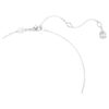 Una Angelic Y-hanger met ronde slijpvorm, wit, gerhodineerd Una Angelic Y-hanger met ronde slijpvorm, wit, gerhodineerd