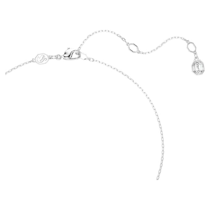 Una Angelic Y-hanger met ronde slijpvorm, wit, gerhodineerd Una Angelic Y-hanger met ronde slijpvorm, wit, gerhodineerd