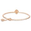 Una-armband Clover, roze, roségoudkleurig verguld