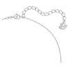 Una-hanger met achthoekige slijpvorm, wit, gerhodineerd Una-hanger met achthoekige slijpvorm, wit, gerhodineerd