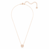Una-ketting Clover, roze, roségoudkleurig verguld Una-ketting Clover, roze, roségoudkleurig verguld