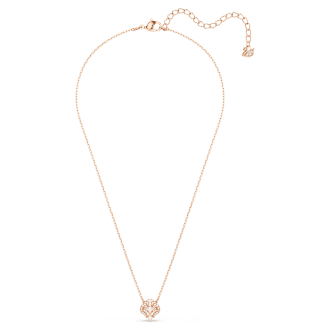 Una-ketting Clover, roze, roségoudkleurig verguld Una-ketting Clover, roze, roségoudkleurig verguld