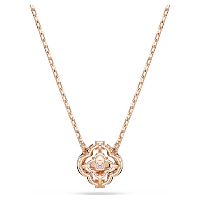 Una-ketting Clover, roze, roségoudkleurig verguld Una-ketting Clover, roze, roségoudkleurig verguld
