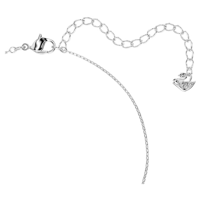 Una-ketting met ronde slijpvorm, blauw, gerhodineerd Una-ketting met ronde slijpvorm, blauw, gerhodineerd