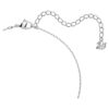 Una-ketting, ronde slijpvorm, wit, gerhodineerd Una-ketting, ronde slijpvorm, wit, gerhodineerd