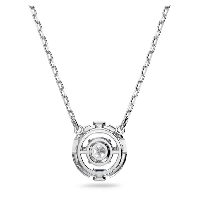 Una-ketting, ronde slijpvorm, wit, gerhodineerd Una-ketting, ronde slijpvorm, wit, gerhodineerd