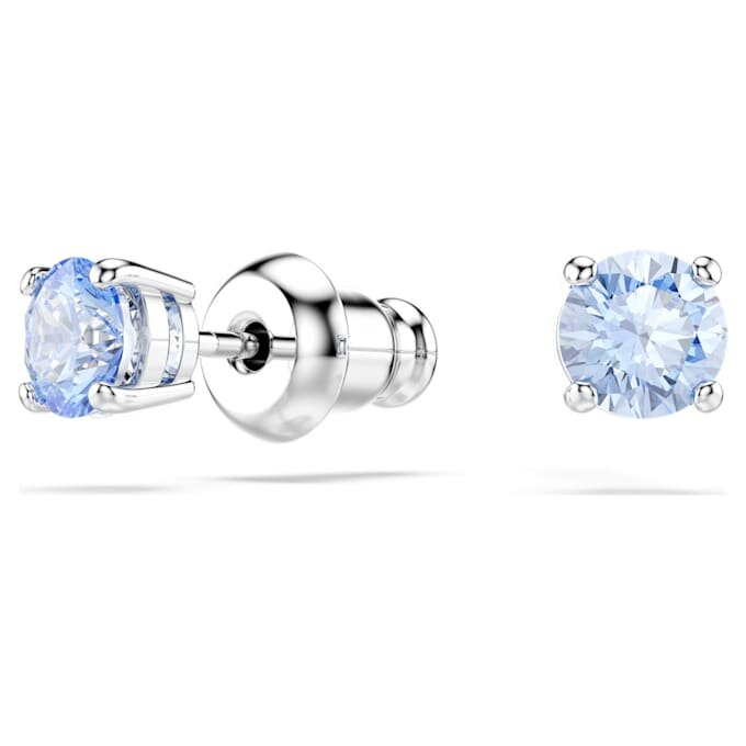 Una-set met ronde slijpvorm, blauw, gerhodineerd Una-set met ronde slijpvorm, blauw, gerhodineerd