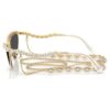 Zonnebril in cat-eye-vorm, met ketting, grijs Zonnebril in cat-eye-vorm, met ketting, grijs