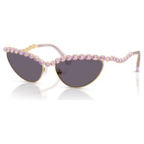 Zonnebril in cat-eye-vorm, paars