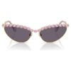 Zonnebril in cat-eye-vorm, paars Zonnebril in cat-eye-vorm, paars