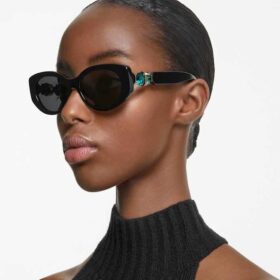 Zonnebril in cat-eye-vorm, Sk6002, zwart