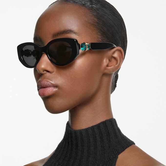 Zonnebril in cat-eye-vorm, Sk6002, zwart Zonnebril in cat-eye-vorm, Sk6002, zwart