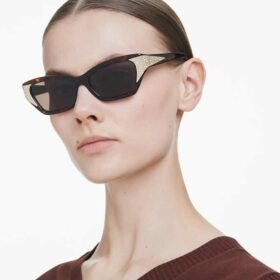 Zonnebril in cat-eye-vorm, Sk6029, bruin