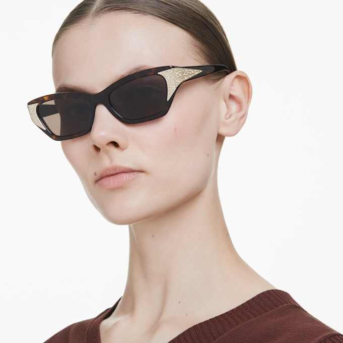 Zonnebril in cat-eye-vorm, Sk6029, bruin Zonnebril in cat-eye-vorm, Sk6029, bruin