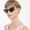 Zonnebril in cat-eye-vorm, Sk6038, zwart Zonnebril in cat-eye-vorm, Sk6038, zwart