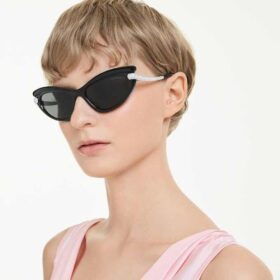 Zonnebril in cat-eye-vorm, Sk6038, zwart