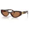 Zonnebril in cat-eye-vorm, Sk6045, bruin Zonnebril in cat-eye-vorm, Sk6045, bruin