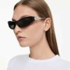 Zonnebril in cat-eye-vorm, SK6046, zwart Zonnebril in cat-eye-vorm, SK6046, zwart