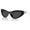 Zonnebril in cat-eye-vorm, SK6046, zwart Zonnebril in cat-eye-vorm, SK6046, zwart