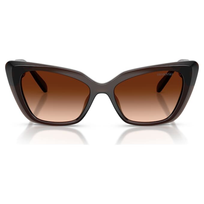 Zonnebril in Cat-Eye-vorm, Sk6047, donkerbruin Zonnebril in Cat-Eye-vorm, Sk6047, donkerbruin