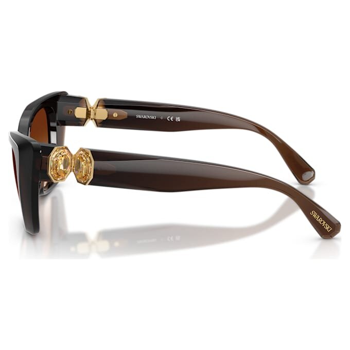 Zonnebril in Cat-Eye-vorm, Sk6047, donkerbruin Zonnebril in Cat-Eye-vorm, Sk6047, donkerbruin
