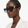 Zonnebril in Cat-Eye-vorm, Sk6047, zwart Zonnebril in Cat-Eye-vorm, Sk6047, zwart